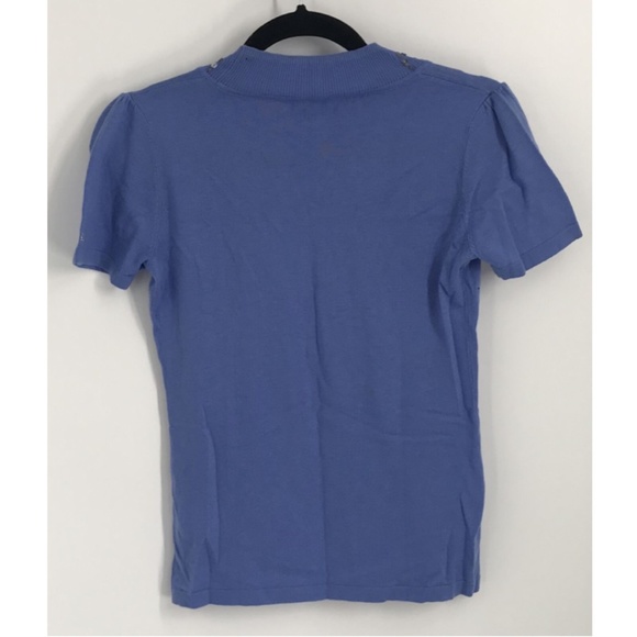 Mi Mi Sol girls lot of 2 red blue short sleeve sequined sweater top sz 14y - Picture 3 of 8